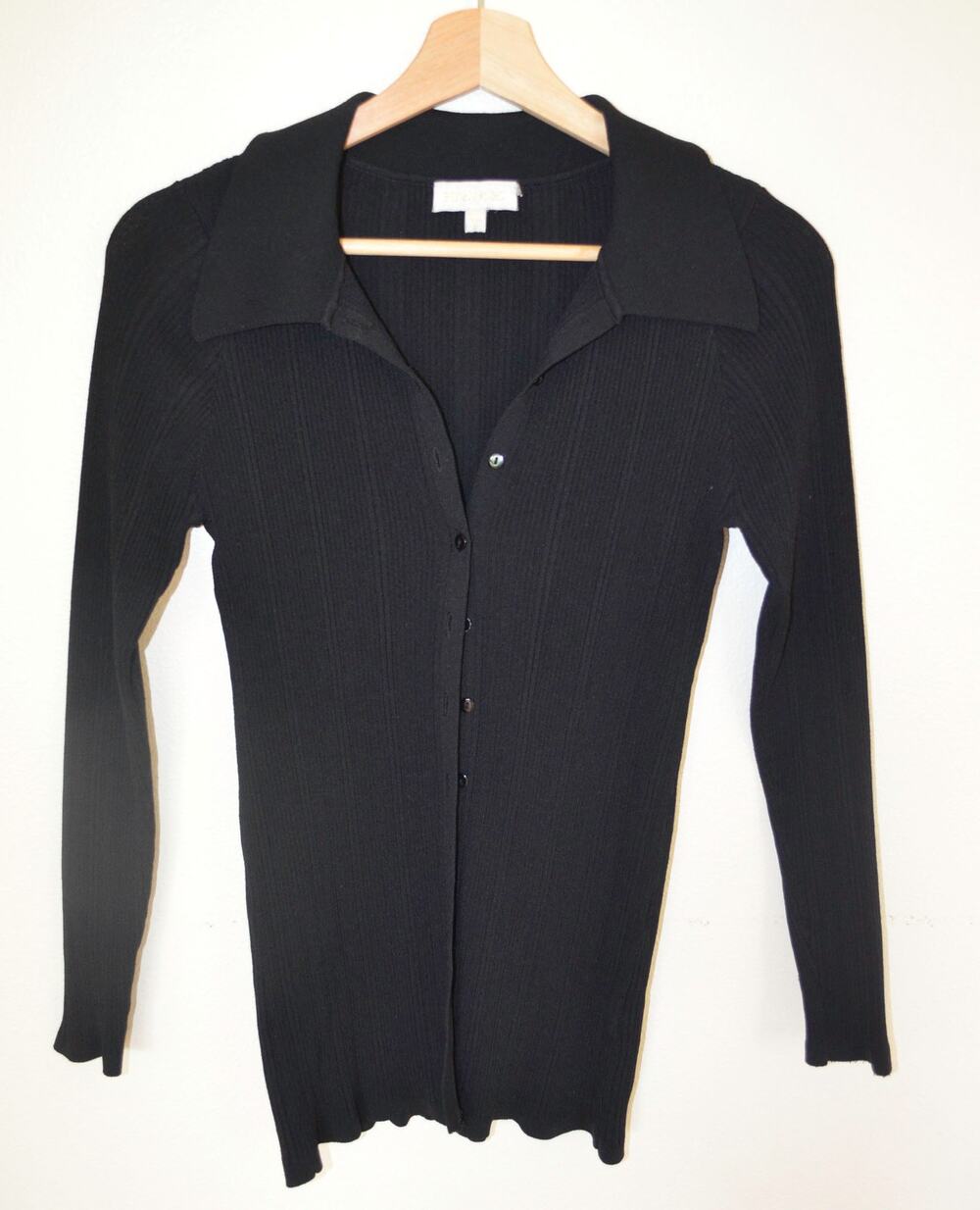 Ronny Kobo Di Knit Top Black Size Small